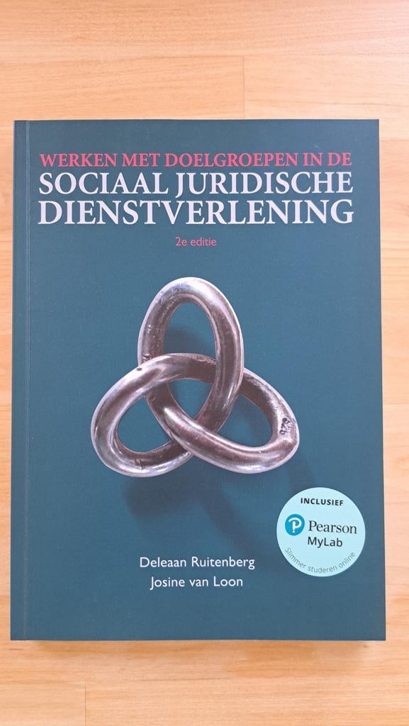 Sociaal juridische dienstverlening, Boeken, Studieboeken en Cursussen, Deleaan Ruitenberg en Josine van Loon, Zo goed als nieuw