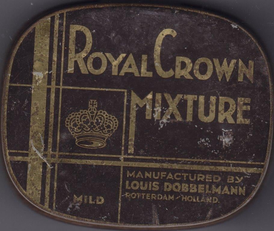 Louis Dobbelman Blikken doosje Royal Crown Mixture, Ophalen of Verzenden