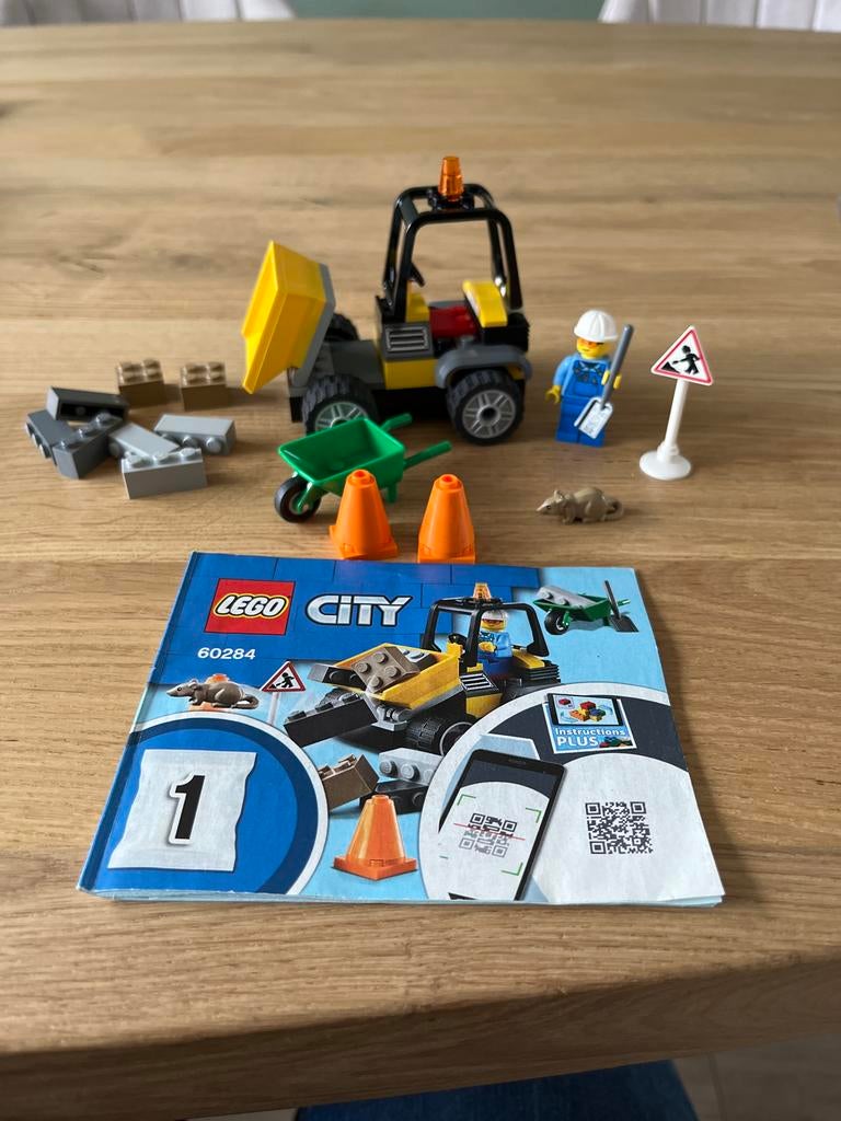 Lego City Graafmachine 60284, Ophalen of Verzenden, Zo goed als nieuw, Complete set, Lego