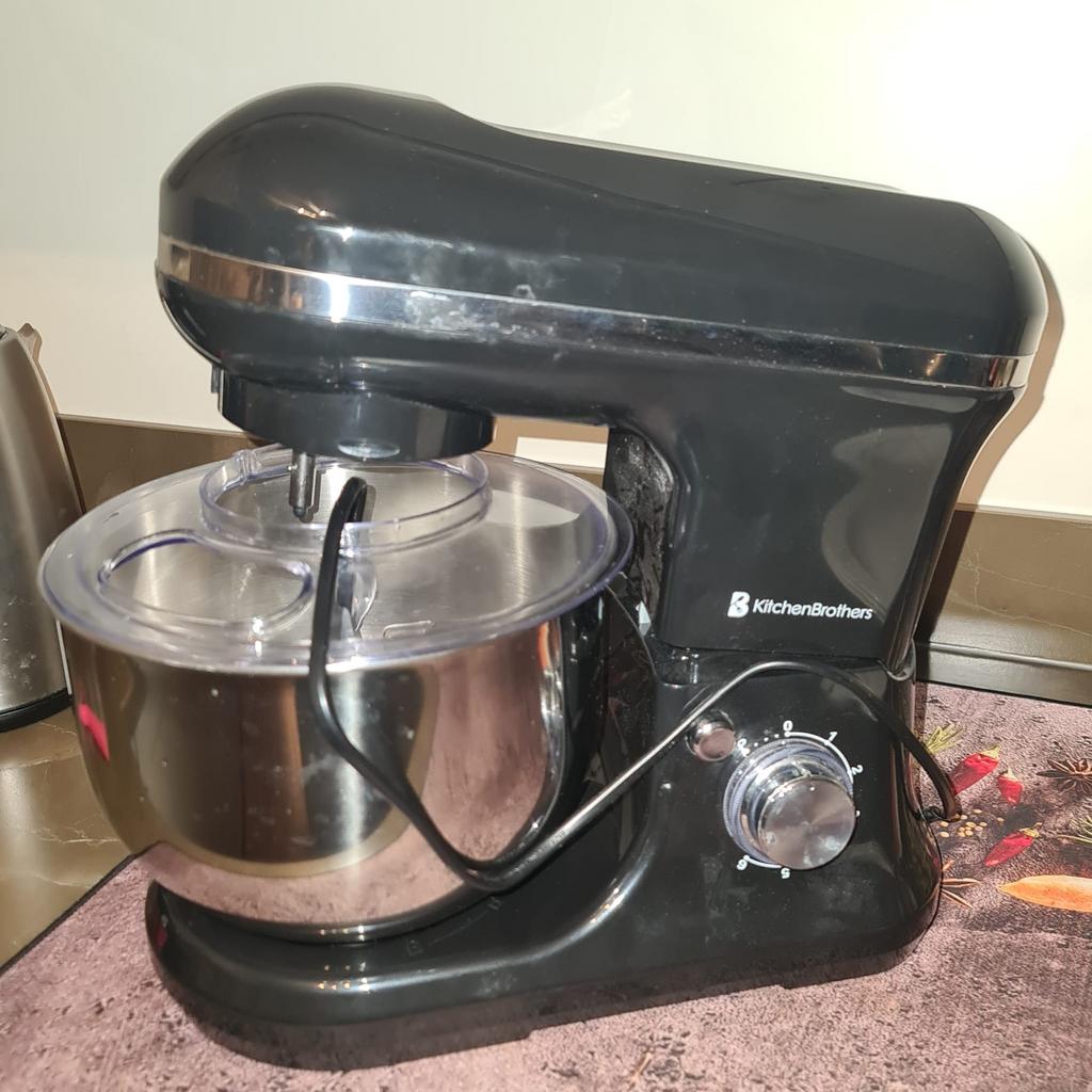 Keukenmachine KitchenBrothers - Weinig Gebruikt, Ophalen, 4 liter of meer, 3 snelheden of meer, Zo goed als nieuw