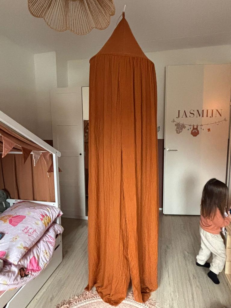 Mooie klamboe incl. Standaard voor baby- of kinderkamer, Ophalen, Zo goed als nieuw, Overige typen