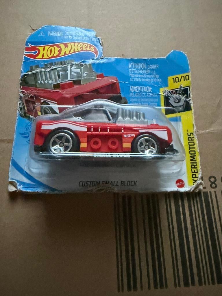 Hotwheels Small block 2021 (Kaart beschadigd), Ophalen of Verzenden, Zo goed als nieuw, Auto