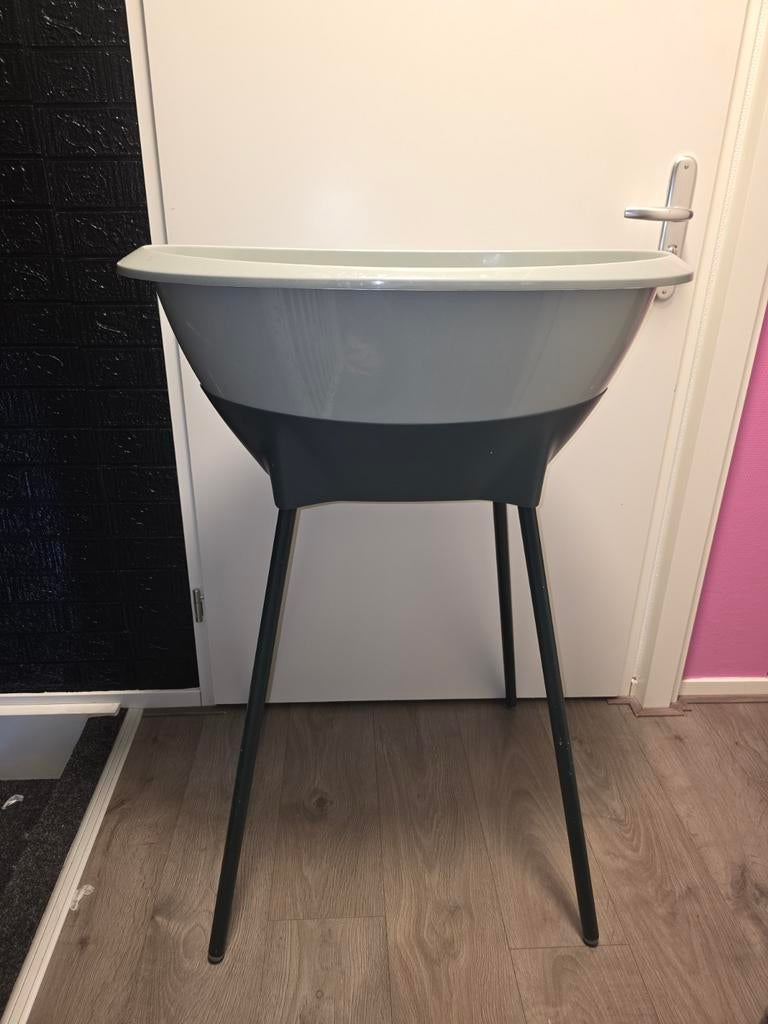Groen Luma badje met standaard, Ophalen of Verzenden, Zo goed als nieuw, Badje, Standaard