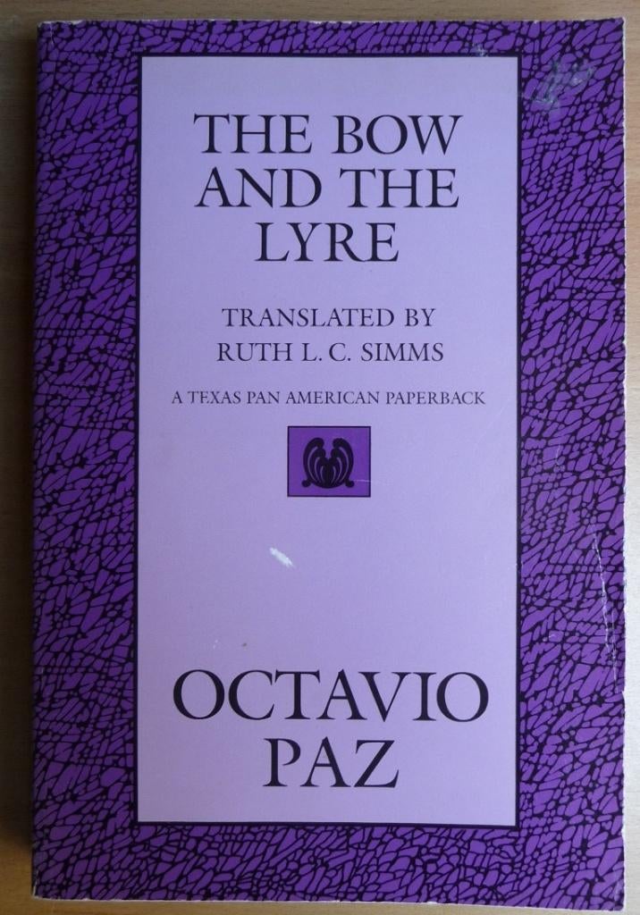 Octavio Paz - The Bow and the Lyre, Ophalen of Verzenden, Gelezen