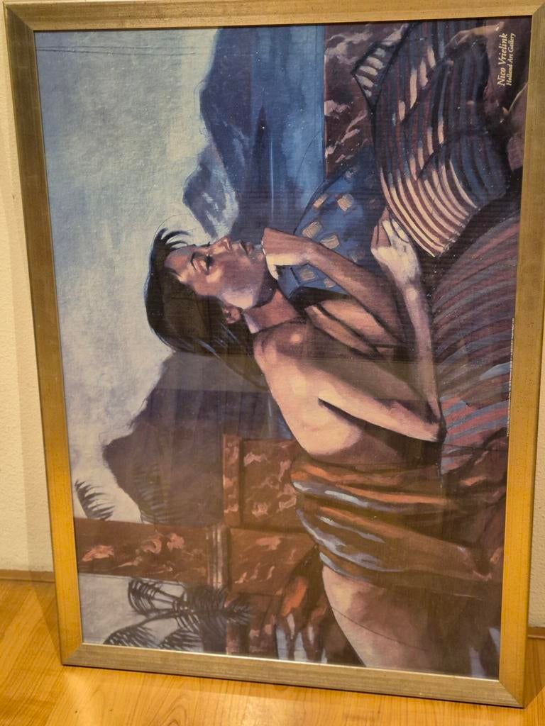 Schilderij van Nico Vrielink, Antiek en Kunst, Ophalen
