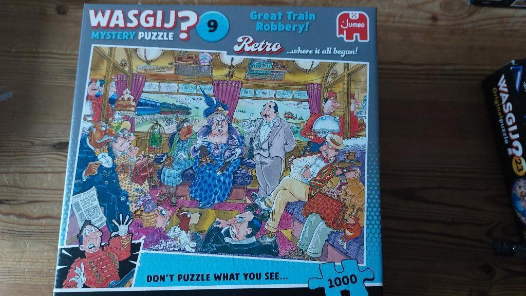 Wasgij puzzels, Ophalen, 500 t/m 1500 stukjes, Zo goed als nieuw, Legpuzzel