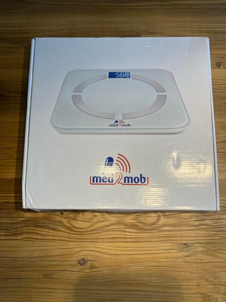 Weegschaal med2mob, 1 tot 500 gram, 100 kg of meer, Ophalen of Verzenden, Personenweegschaal