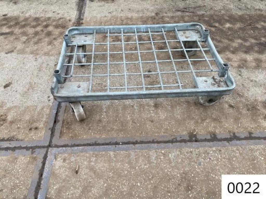 0077. Div. rolcontainer / onderstel / meubelhondje / dolly, Doe-het-zelf en Verbouw, Transportwagens, Ophalen, Gebruikt