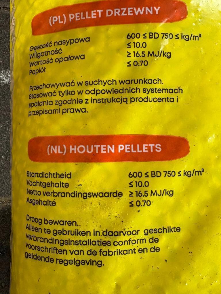 Houtpellets naaldhout EN+ A1 Pellets, Tuin en Terras, Minder dan 3 m³, Ophalen of Verzenden