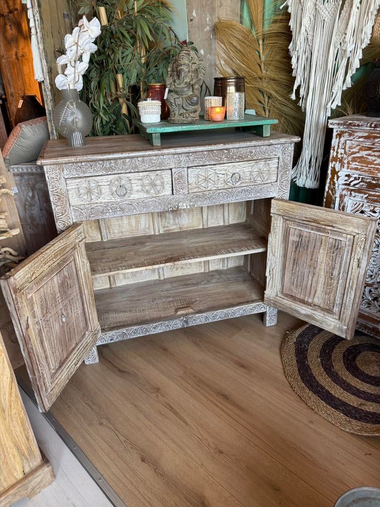 Gave India/Ibiza style kast, Ophalen, Nieuw, 25 tot 50 cm, 50 tot 100 cm