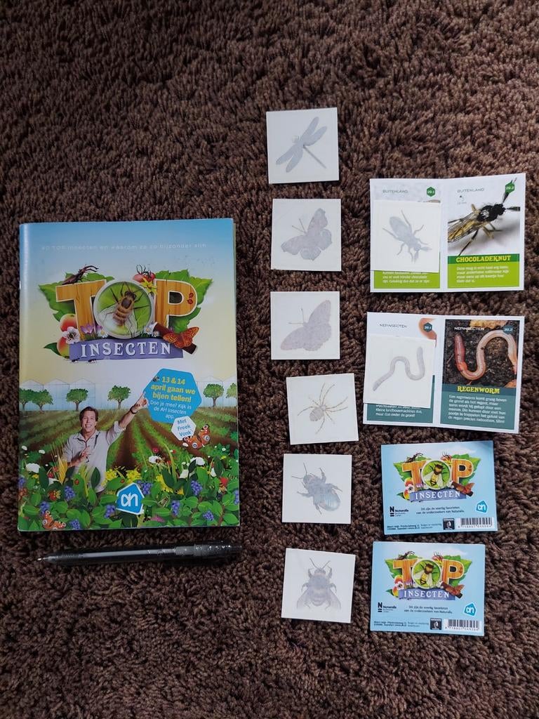 Freek Vonk Insecten Album AH 2019 Compleet, Albert Heijn, Ophalen of Verzenden