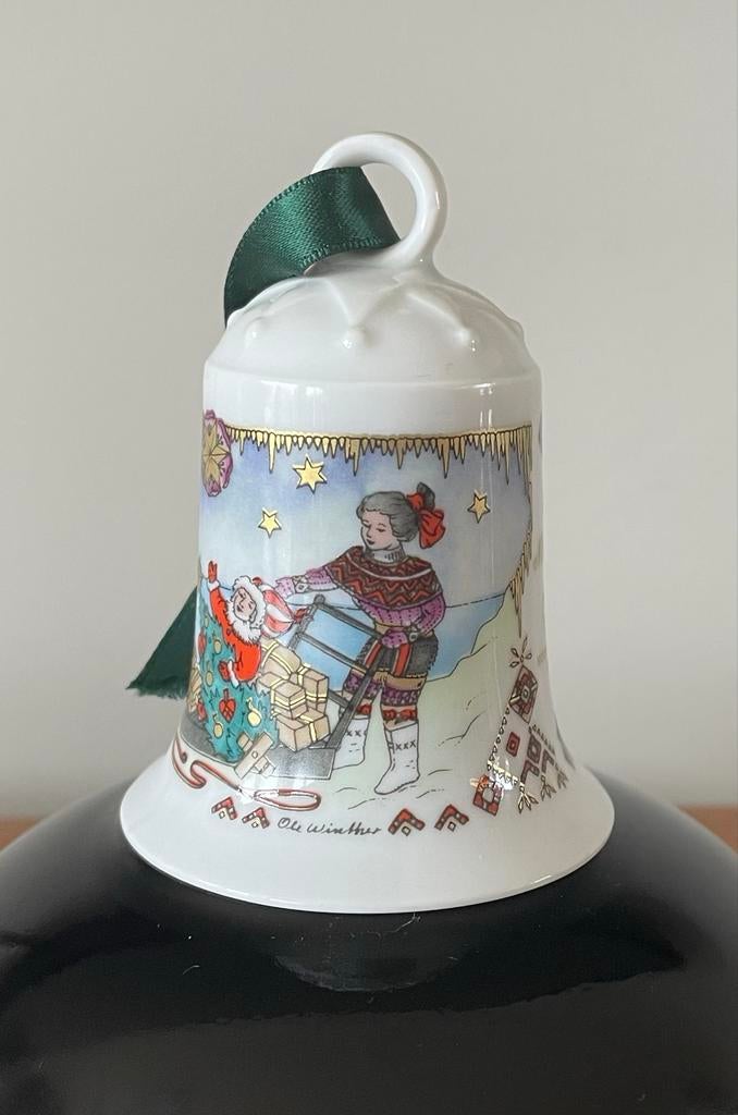 Hutschenreuther Kerstklokje 1991 Nordpol - Puntgaaf!, Diversen, Kerst, Ophalen of Verzenden, Zo goed als nieuw
