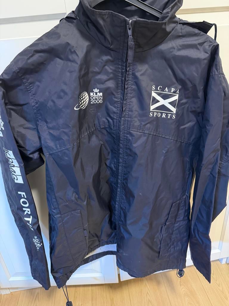 Scapa Sports Regenjas maat xl- Golf, Hockey, Zijlijn, Blauw, Maat 56/58 (XL), Ophalen of Verzenden, Gedragen