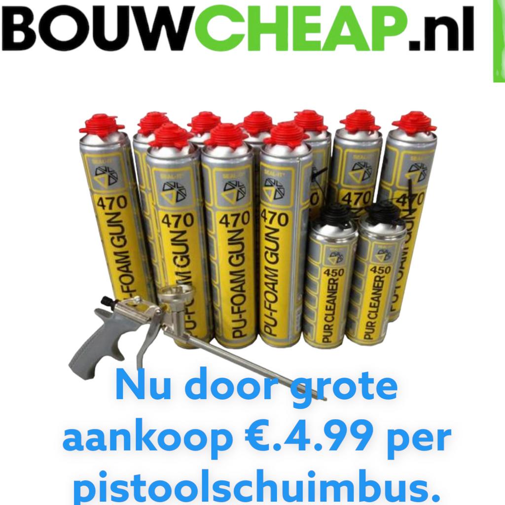 Purschuim €.4.99 per bus 750ml Bouwcheap, Ophalen of Verzenden, Nieuw