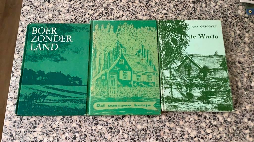 3 romans Boer zonder land,Dat eenzame huisje,Woeste Warto, Ophalen, Gelezen
