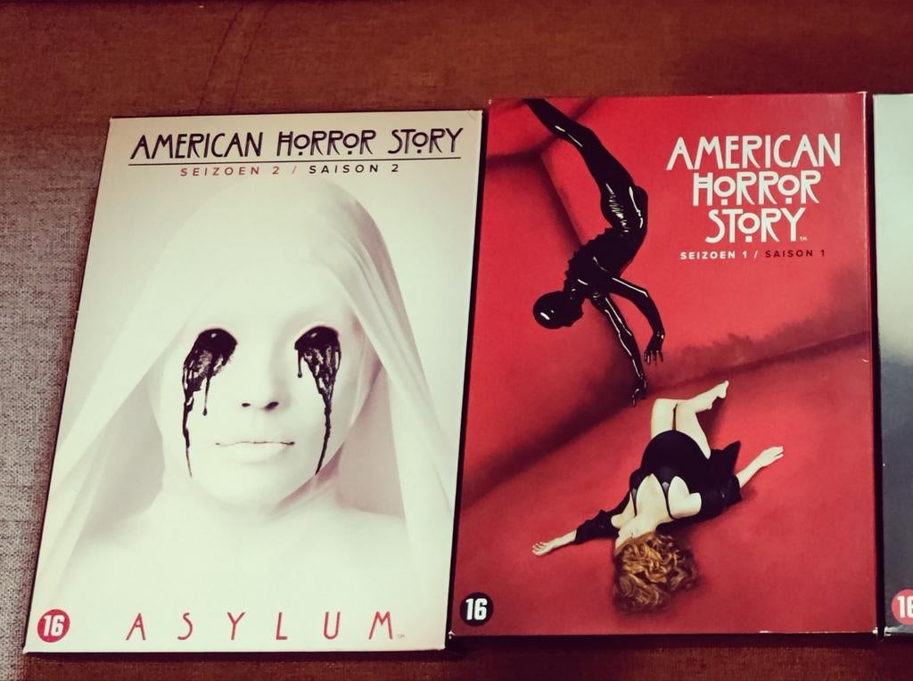 American Horror Story Seizoen 1 & 2 DVD, Cd's en Dvd's, Dvd's | Tv en Series, Horror, Vanaf 16 jaar, Boxset, Ophalen of Verzenden