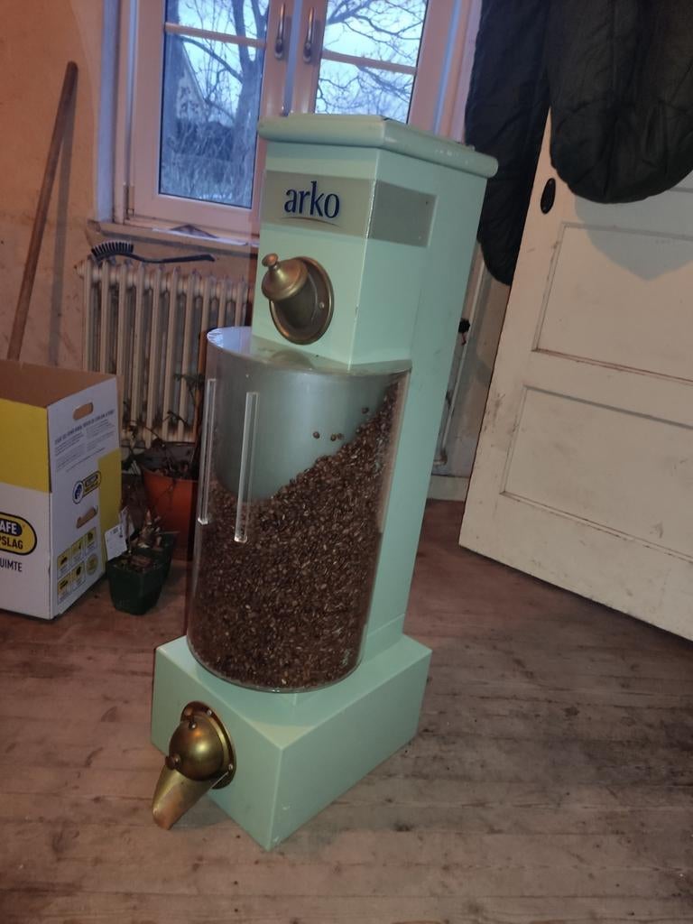 Vintage koffie houder uit een koffie winkel., Ophalen of Verzenden