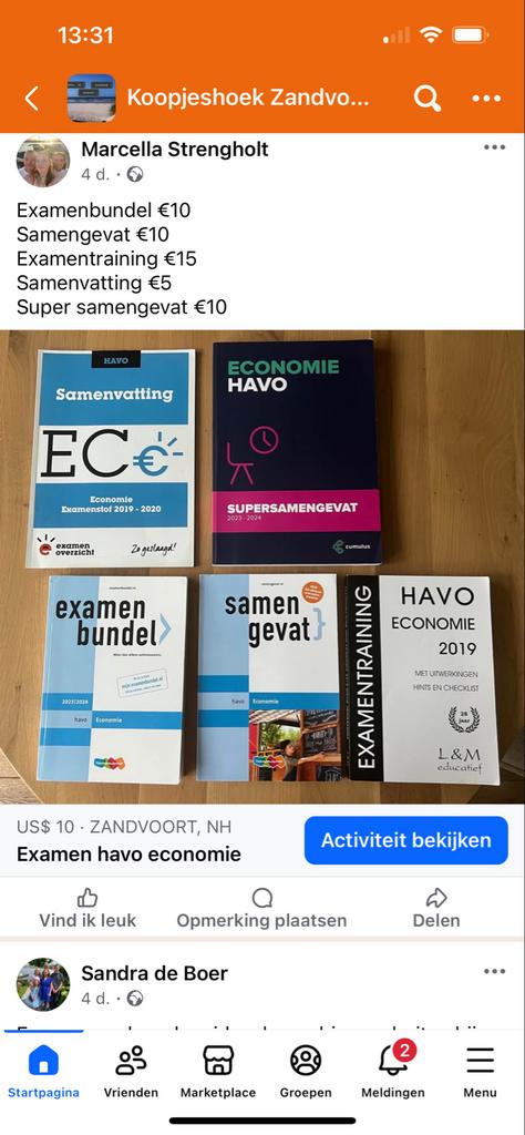 HAVO Economie Boeken, Boeken, Ophalen, Beta, Zo goed als nieuw