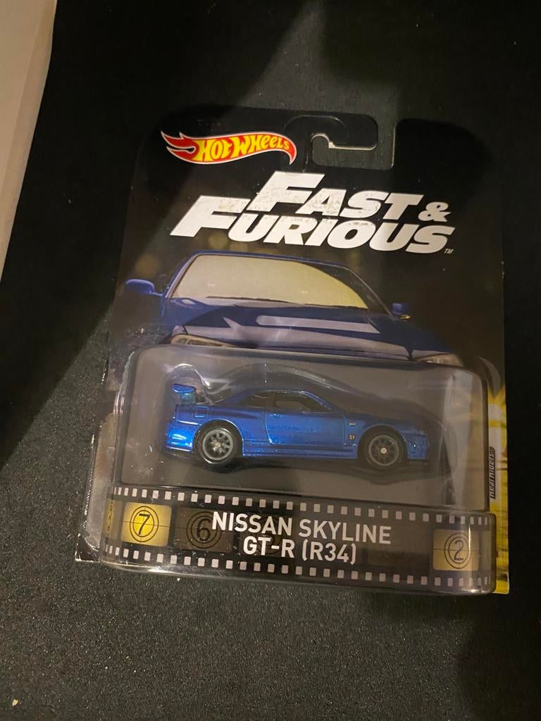 Hot wheels Nissan skyline r34, Hobby en Vrije tijd, Modelauto's | Overige schalen, Mattel, Mattel, Nieuw, Ophalen of Verzenden