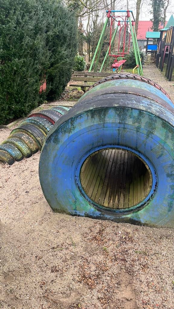 Banden voor speeltuin, zandbak, bloembakken etc. Gratis., Ophalen of Verzenden