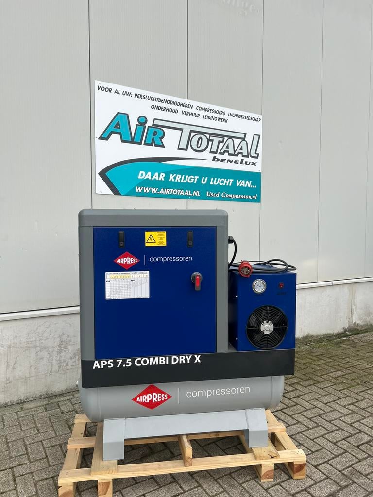 Demo Aipress APS 7,5 combidry, Ophalen, 400 tot 800 liter/min, Zo goed als nieuw, Geluidgedempt