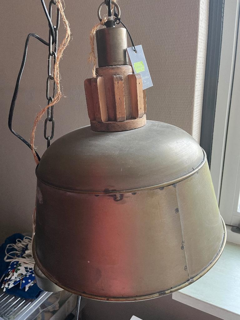 Nieuwe industriële stoere hanglamp Countryfield, Ophalen of Verzenden, Nieuw, Lamp