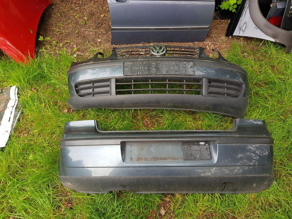 VW POLO ACHTERBUMPER +VOORBUMPER BJ 2002 2005, Auto-onderdelen, Ophalen of Verzenden, Gebruikt, Achter, Bumper