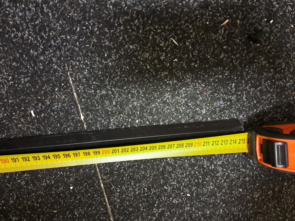 Kunststof Hoekprofiel - 215mm, Ophalen, Minder dan 25 mm, Overige typen, Nieuw