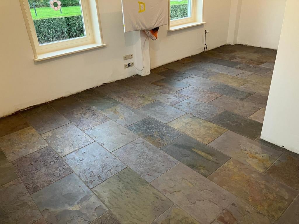 nog 180m2 60x40 leisteen, Ophalen, 60 cm of meer, Hardsteen, Nieuw
