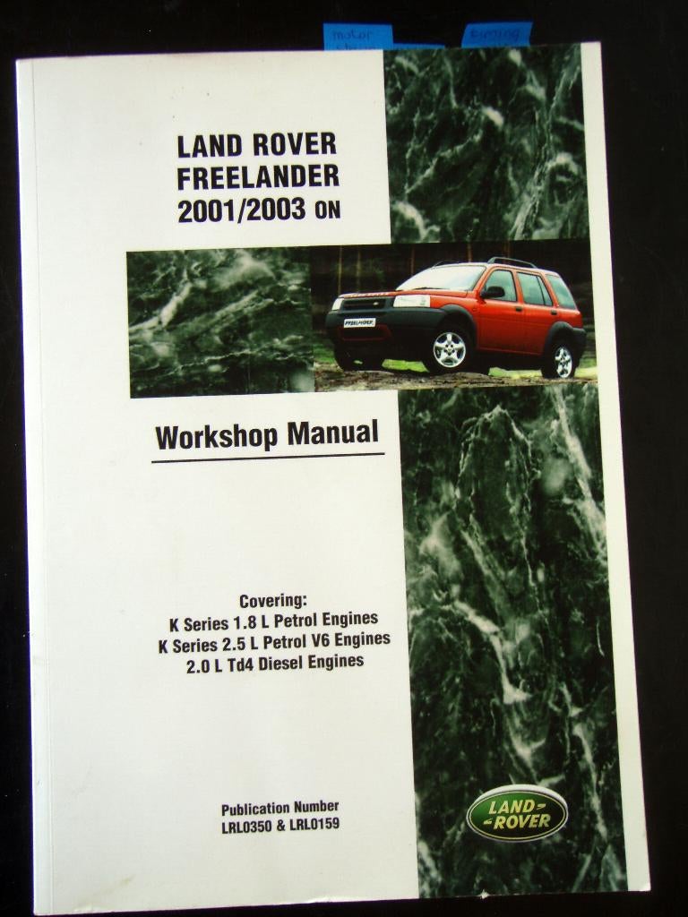 Werkplaats boek LandRover Freelander/ Land Rover, Onbekend, Ophalen of Verzenden, Zo goed als nieuw, Overige merken
