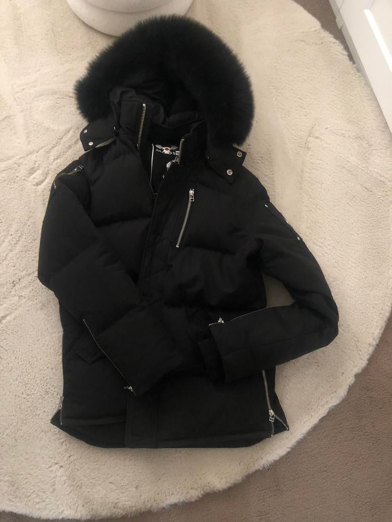 Moose Knuckles winterjas heren maat M, Ophalen of Verzenden, Zo goed als nieuw, Zwart
