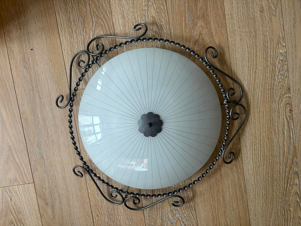 Twee plafon lampen, Ophalen of Verzenden, Gebruikt