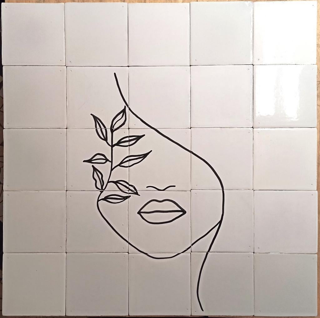 Originele handgemaakte Friese witjes, de mooiste tableaus, Nieuw, Minder dan 20 cm, Minder dan 5 m², Wandtegels