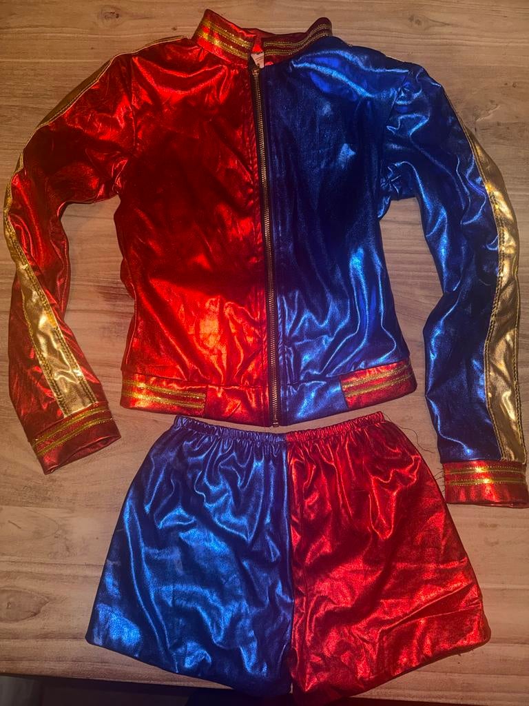 Harley quinn xs, Ophalen of Verzenden, 158 t/m 164, Meisje