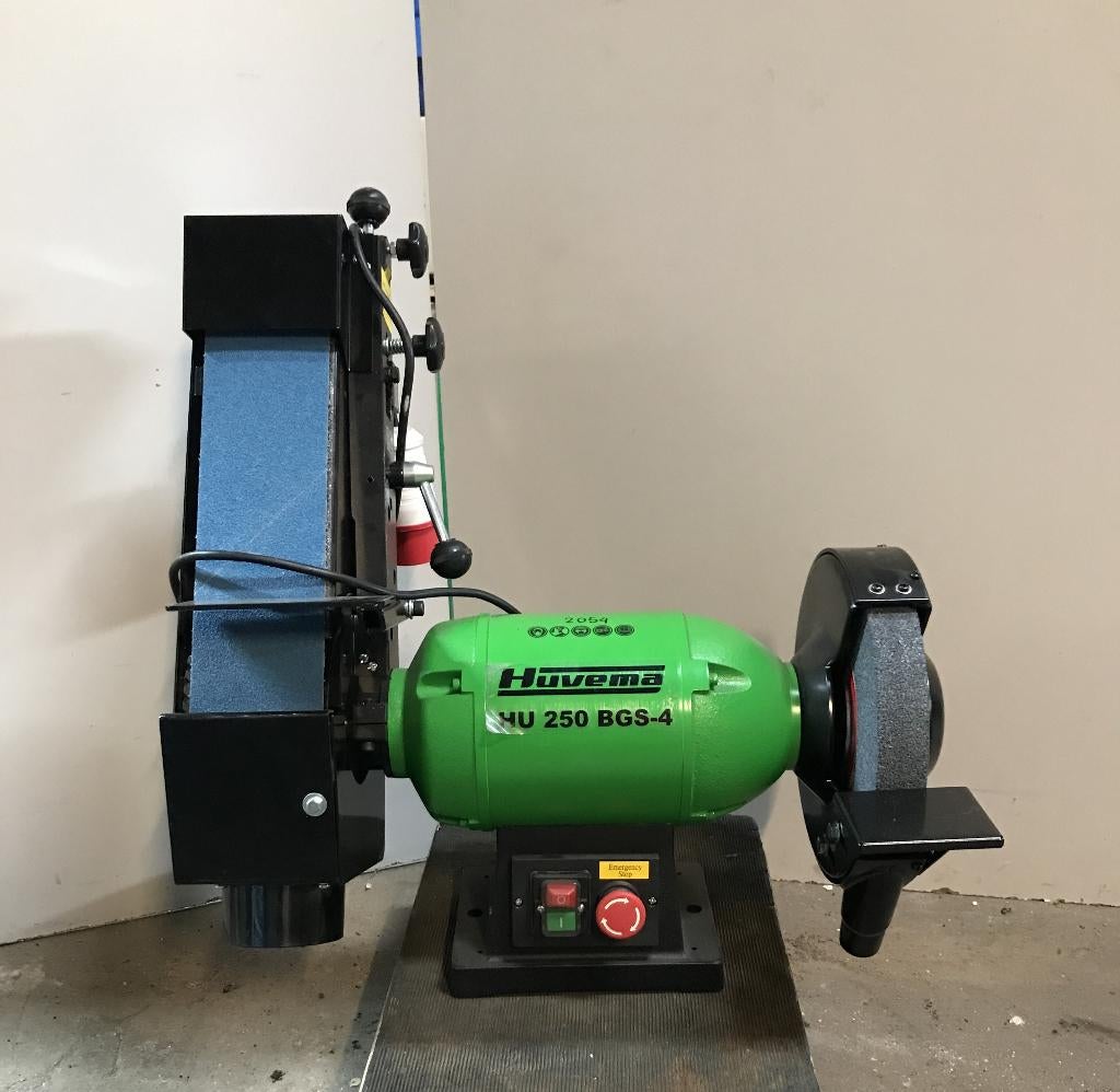 Bandschuur/slijp/borstel machine, Huvema, HU250 BGS 400 volt, Doe-het-zelf en Verbouw, Gereedschap | Slijpmachines, Ophalen, Nieuw