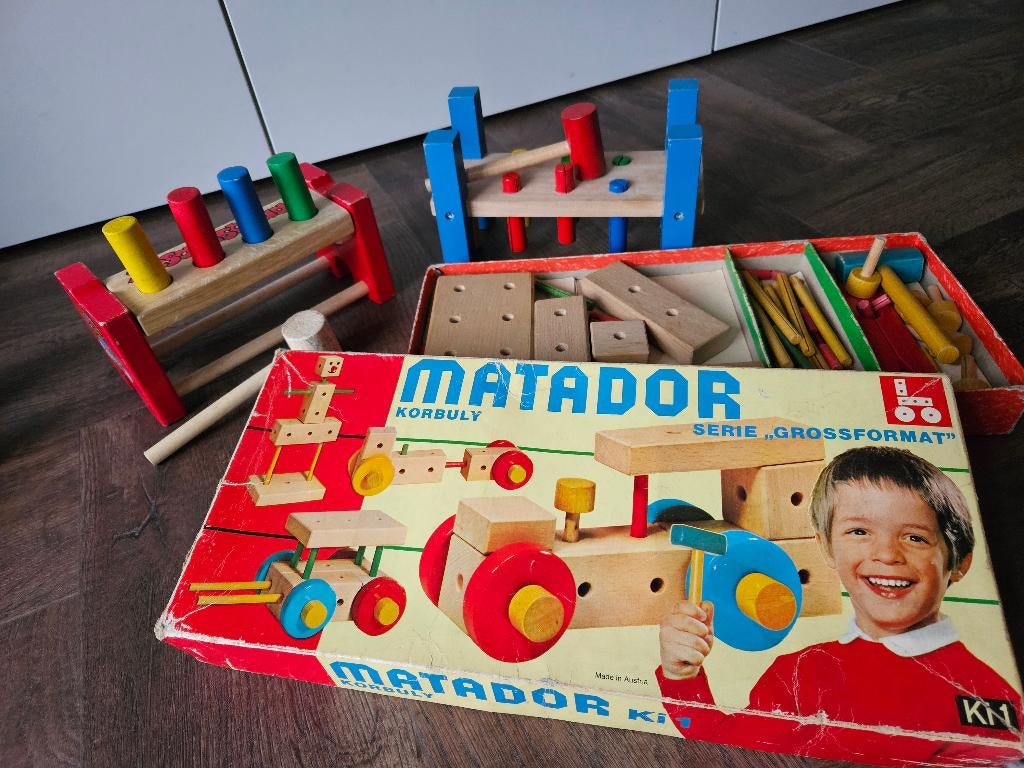 Matador houten speelgoed, Ophalen of Verzenden, Gebruikt