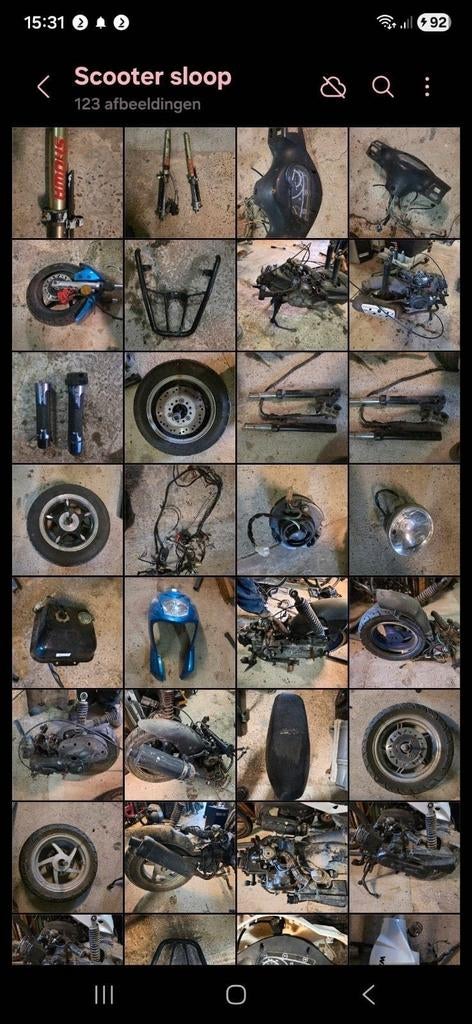 Scooter onderdelen, Ophalen of Verzenden, Gebruikt, Overige typen, Overige merken