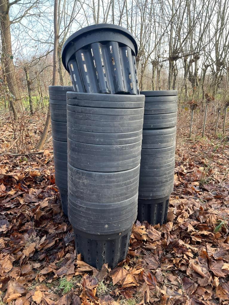 Boombakken, boomkuipen - 50 liter - per 2 te koop!, Tuin en Terras, Ophalen, Kunststof, Gebruikt, 40 cm of meer