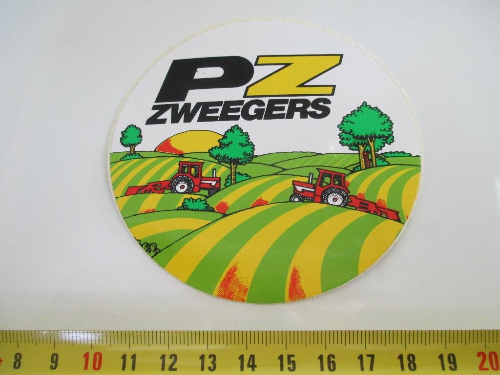 sticker Geldrop PZ  Zweegers, Verzamelen, Ophalen, Zo goed als nieuw