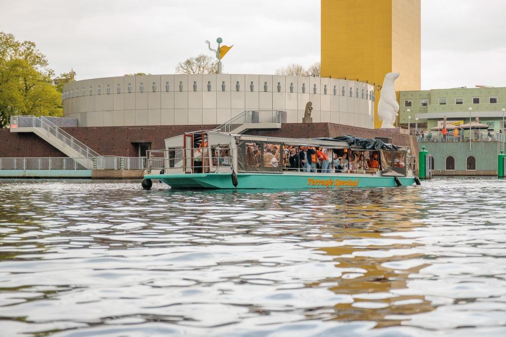 Terrasje Speciaal - De meest unieke locatie op het water!, Met catering, Bruiloft- of Feestlocatie