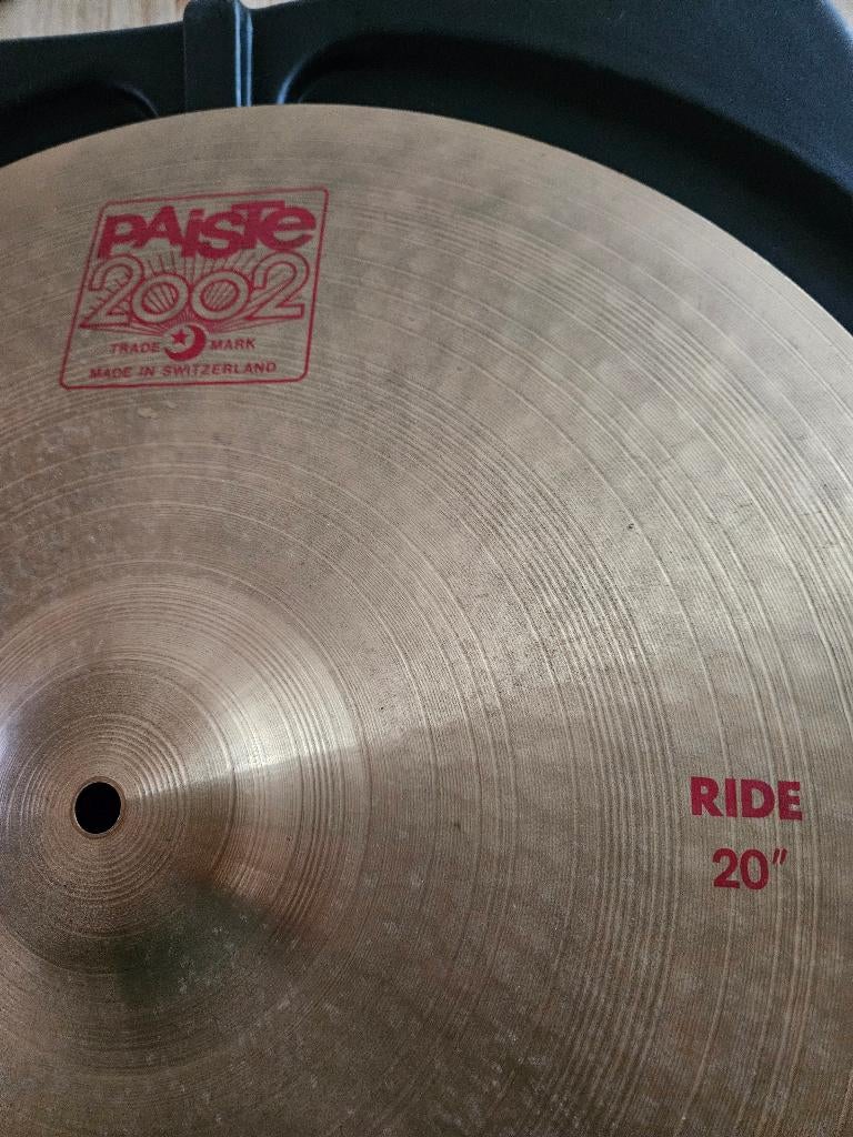 Paiste 2002 ride 20 inch in zeer goede staat, Muziek en Instrumenten, Ophalen, Gebruikt, Overige merken