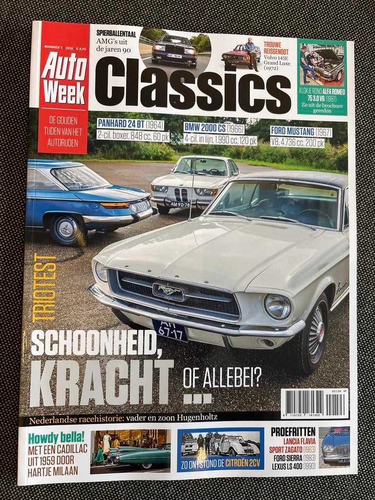 AutoWeek Classics - Triotest: Schoonheid, Kracht of Allebei?, Ophalen of Verzenden, Nieuw, Algemeen