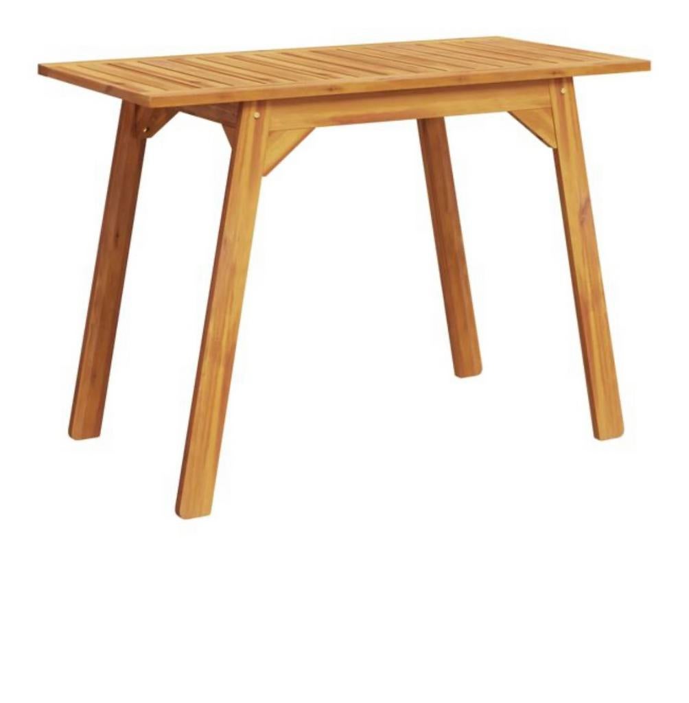 Tuintafel 110x56x75 cm massief acaciahout, nieuw in doos, Tuin en Terras, Tuintafels, Ophalen of Verzenden, Zo goed als nieuw