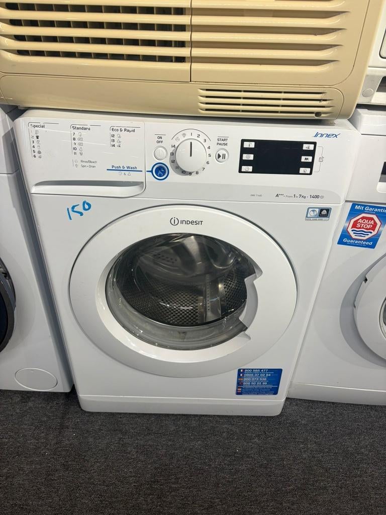 Indesit wasmachine - schoon - garantie, 1200 tot 1600 toeren, Gebruikt, Ophalen of Verzenden, Voorlader
