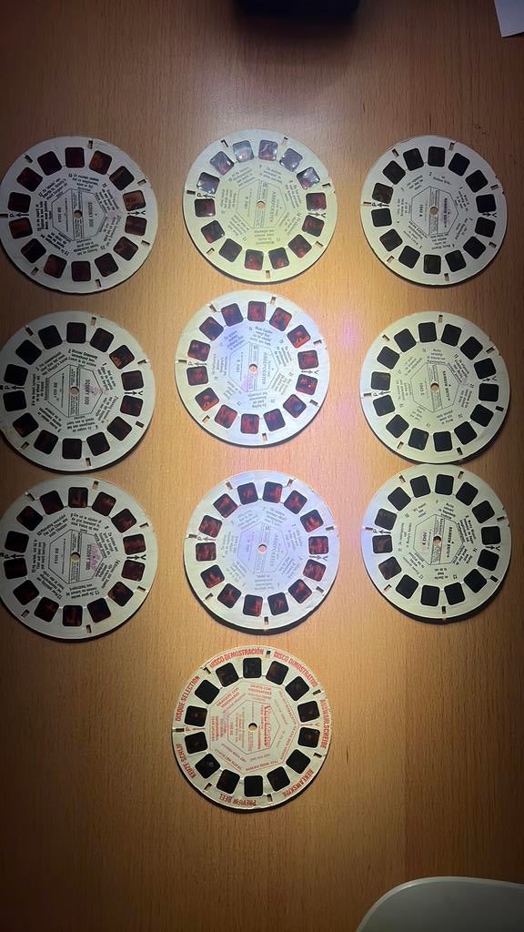 10 View master schijfjes assepoester en rainbowbrite, Ophalen of Verzenden, Zo goed als nieuw