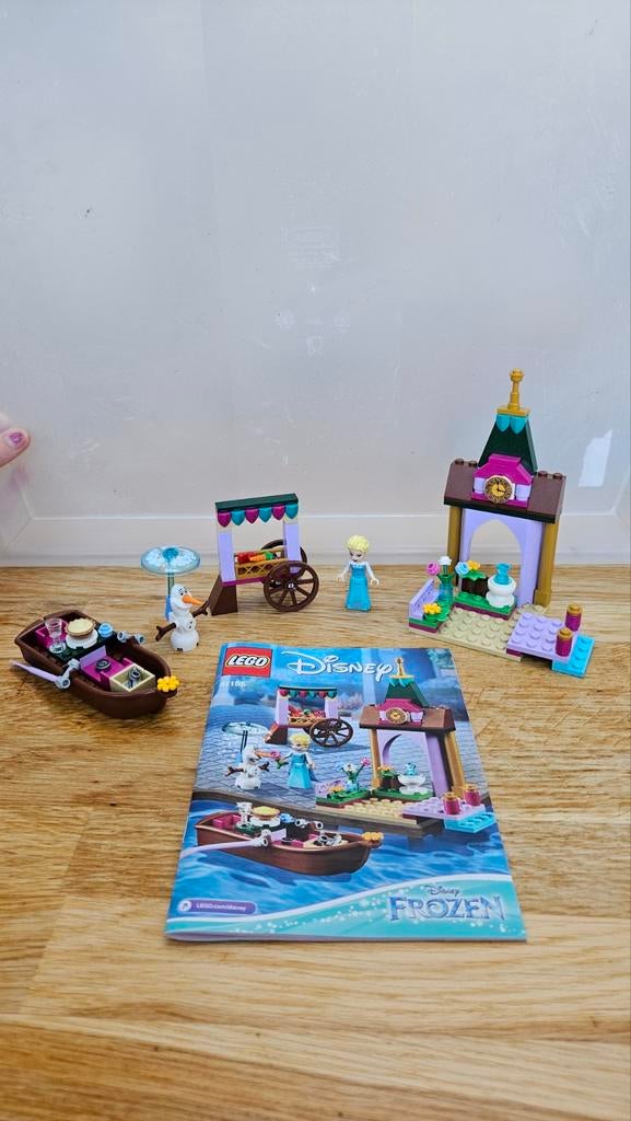 Lego Frozen 41155 Elsa's marktavontuur - Compleet!, Kinderen en Baby's, Speelgoed | Duplo en Lego, Zo goed als nieuw, Lego, Complete set