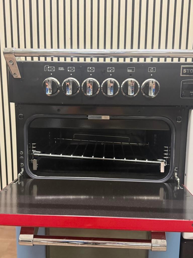 Luxe Fornuis Stoves 7 pits met 3 ovens 110 cm, Fornello Esperta, Ophalen of Verzenden, Zo goed als nieuw, Energieklasse A of zuiniger