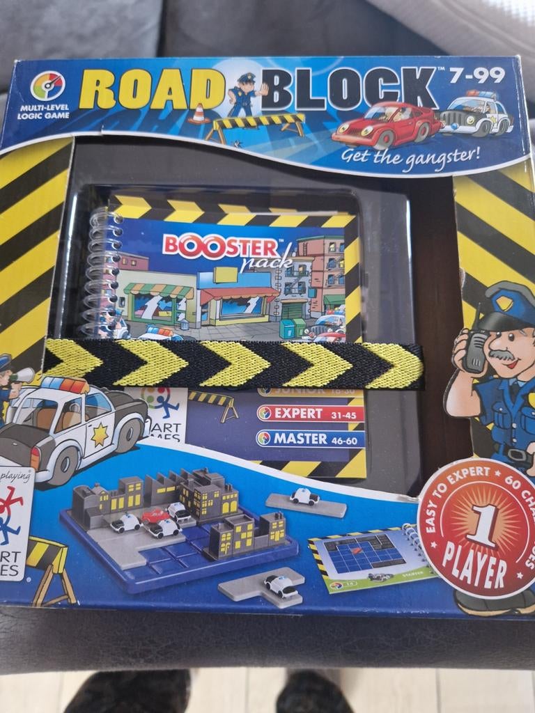 Road Block Smart Games - Zo goed als nieuw!, Een of twee spelers, Ophalen of Verzenden, Zo goed als nieuw, Smart Games