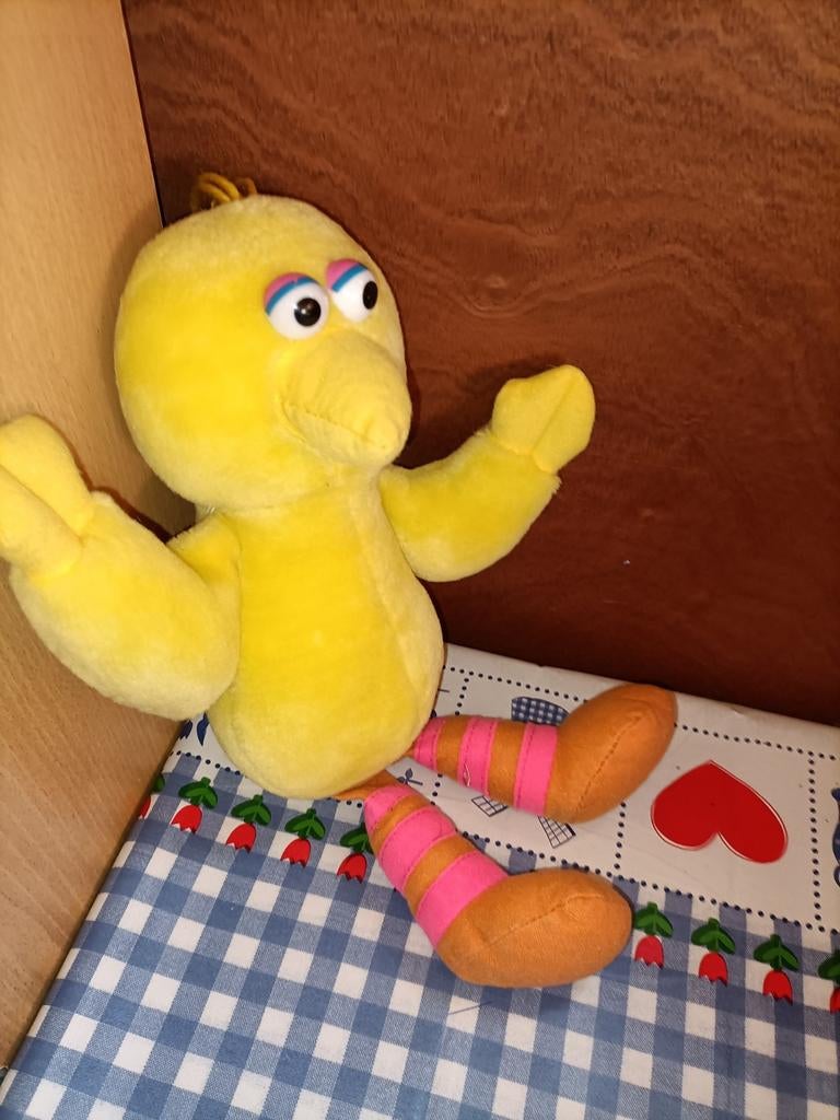 Neef Jan knuffel gele pino Big Bird 35 cm groot, Ophalen of Verzenden, Zo goed als nieuw, Overige typen