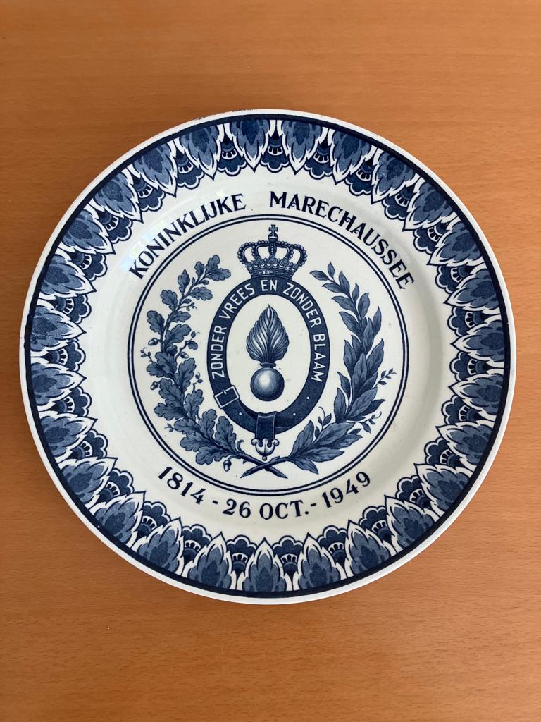 Wandbord Herdenking KMAR 1814 - 1949 , Ophalen of Verzenden, Marechaussee, Nederland, Overige typen